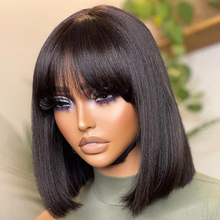โจ 100% Human Hair โ Natural Bangs for Effortless Style