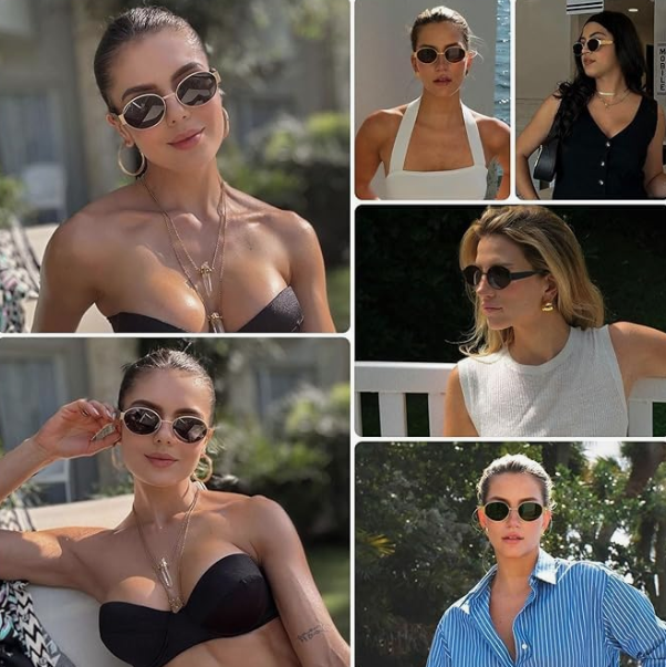 ๐ฅHOT SALE | Trendy Oval Sunglasses โ Metal Frame, Vintage Style, UV Protection ๐ Fashion Shades for Men & Women!