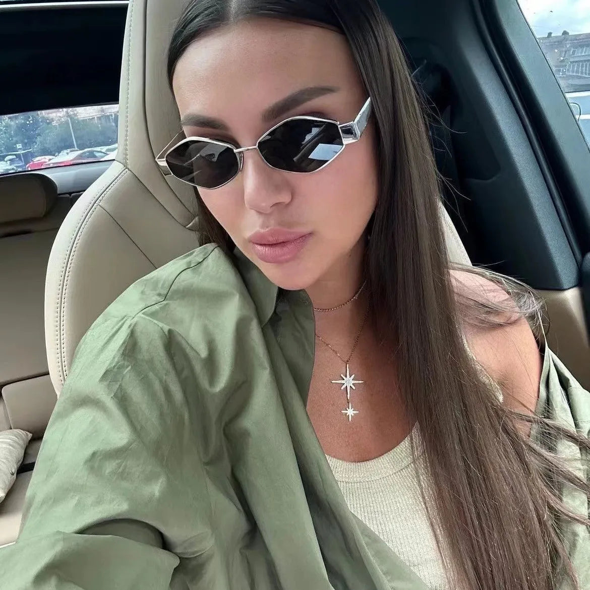 Small Metal Frame Oval Sunglasses For Women Fashion Luxury Shades Uv Eyewear Men Vintage Sun Glasses
