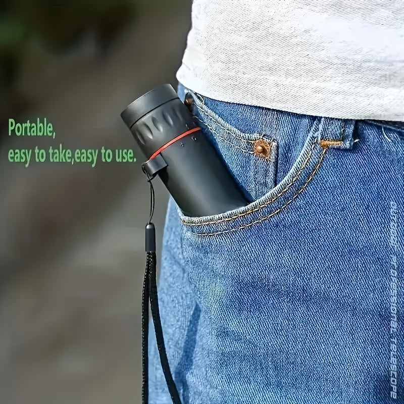 2000x25 HD Monocular Telescope 🔭 | High Power & Pocket-Sized for Outdoor Adventures