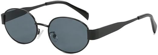 Small Metal Frame Oval Sunglasses For Women Fashion Luxury Shades Uv Eyewear Men Vintage Sun Glasses