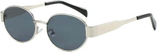 Small Metal Frame Oval Sunglasses For Women Fashion Luxury Shades Uv Eyewear Men Vintage Sun Glasses